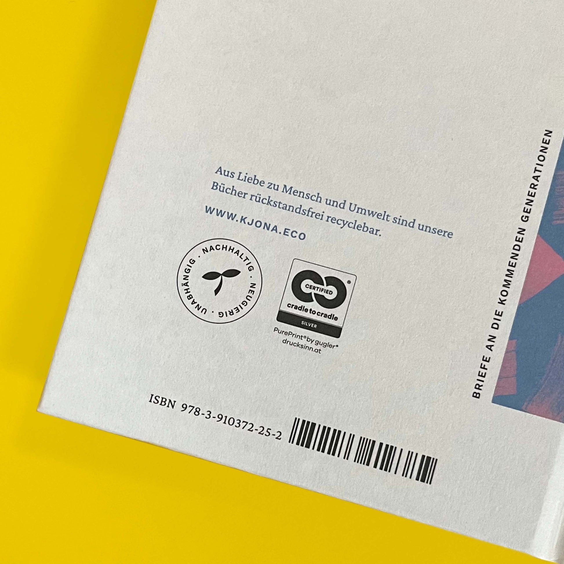 Ausschnitt der Rückseite von »Liebe Enkel oder die Kunst der Zuversicht«.