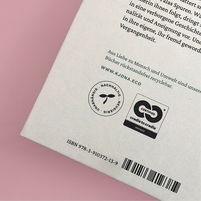 Ausschnitt der Rückseite von »Die Unvollständige«.