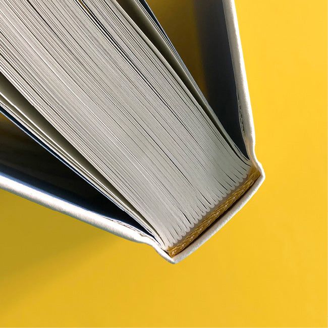 Ausschnitt des Buchs »Vertrauensübung« von oben.