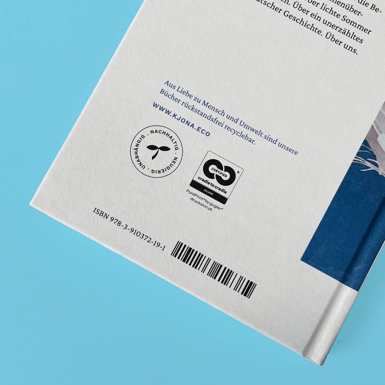 Ausschnitt der Rückseite von »Die lichten Sommer«.