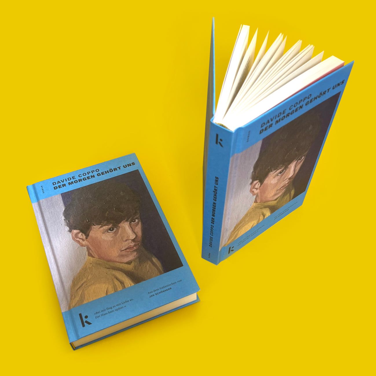 Zwei Perspektiven des Buches »Der Morgen gehört uns« von Davide Coppo. Ein tiefgehender Coming-of-Age-Roman über die Suche nach Sinn und Identität.