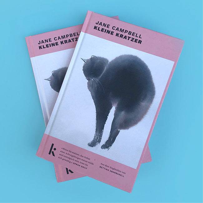 Foto von »Kleine Kratzer«, zwei Bücher übereinander gelegt. 